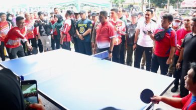 Photo of Di Ajang CFD, Bobby Nasution Main Ping Pong dengan Penyandang Disabilitas
