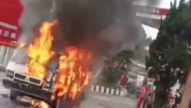 Photo of Mobil Penumpang Terbakar Usai Isi BBM